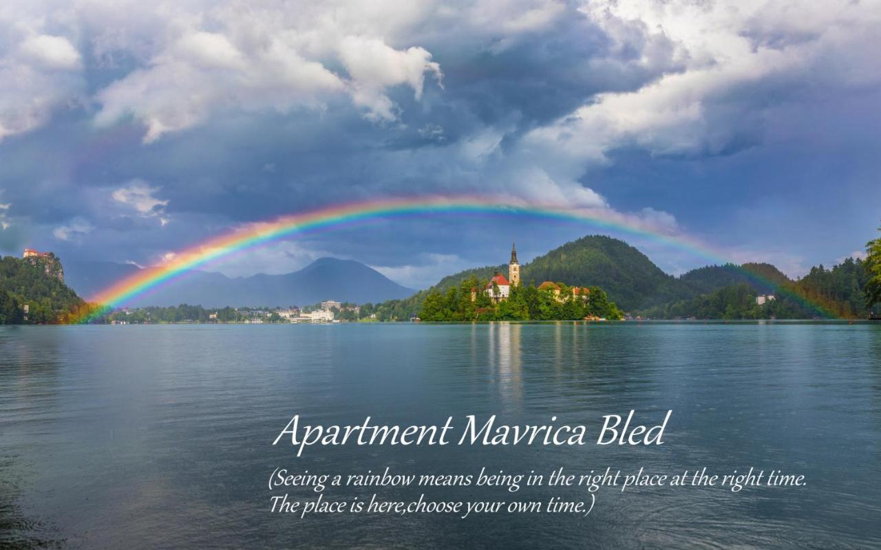 Apartment Mavrica Bled, Quiet Location, With A View Of The Lake Bagian luar foto